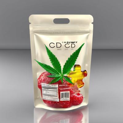 China Geruchsfeste Mylar-Unkraut-Verpackung Tasche Kush Reißverschlussbeutel für THC CBD Nahrung mit sanfter Berührung zu verkaufen