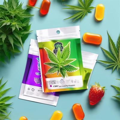 China Eco Friendly Marijuanna Packaging Mylar Pouch Smell Proof Plastic Herb Storage Bags zu verkaufen