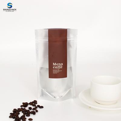 中国 Moisture Proof Coffee Bag Custom Printed Stand Up Pouch with Ziplock 販売のため