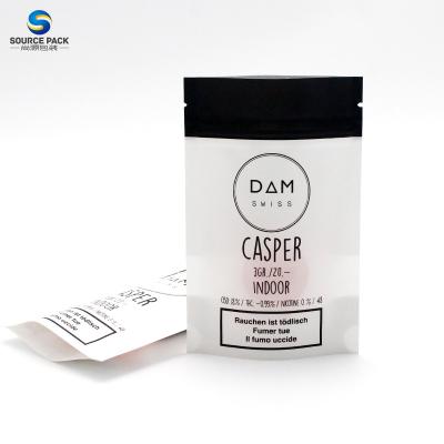 Κίνα Eco Matte Finish Stand Up Pouch Ziplock Kraft Paper Packaging Bag For Dry Flower προς πώληση