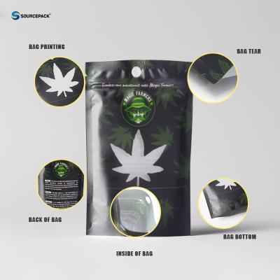 China UV Protection Included Custom Weed Packaging With Gravure/Digital Printing Process for sale