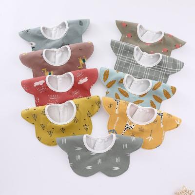 China 2021 Antibacterial Newborn Three-layer Baby Cloth Towel Saliva Baby Waterproof And Dirty Bibs for sale