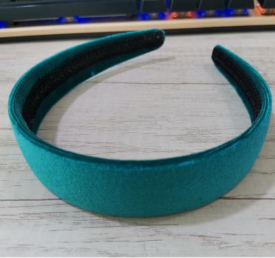 China Popular Bridesmaid Wide Hair Headbands Headband 30mm DIY Velvet Gifts Accessory for sale