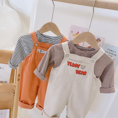 China Cozy Longsleeve Baby Set Print Cartoon Four Seasons Unisex Baby Clothing Sets Clothing Sets Clothing for sale