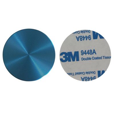 China Waterproof Custom CD Line Aluminum Logo Label With Strong Adhesive Anodized Aluminum Sticker Metal Logo Plate for sale