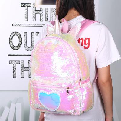 China Glitter Backpack Waterproof Outdoor Bag Personalized College Bag Pack Ladies School Bag Students for sale