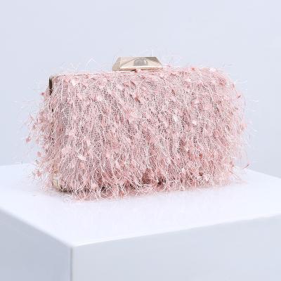 China 2022 High Quality Women Grab Bag Evening Clutch Bag Lady Luxury Woman Clutch Bag Pink Pocket Wedding for sale