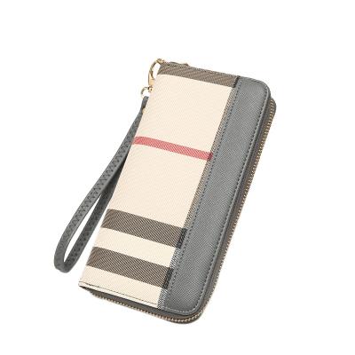 China Waterproof Cheap Wallet Women Clutch Lady Bag Multifunctional Long Zipper Bag Cell Phone Bag for sale