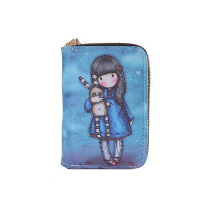 China Handsome Cartoon Printing Pattern Small Mini Wallet Coin Bag Cartoon Character Design Cheap Wallet Custom Money Bag for sale