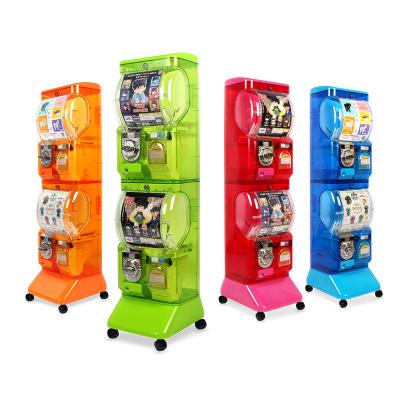 China SDK Toy Distributor Attractive Color Transparent Clear Capsule Vending Machine With Any Coins for sale