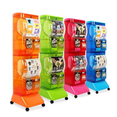 China PP Gacha Machine Translucent Capsule Toy Vending Machine For Bonus Event for sale