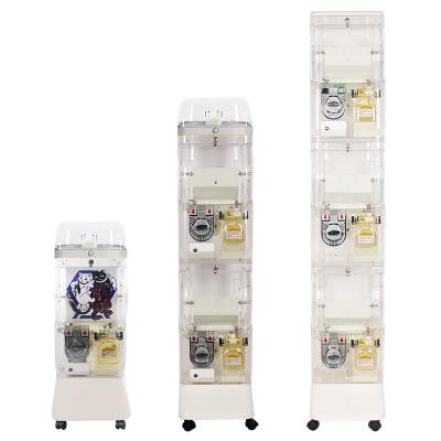 China PP Clear Color Gacha Vending Machine Classic Capsule Toy Vending Machine for sale