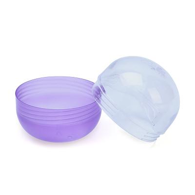 China PP Plastic Toy Egg Capsule Ball Transparent Color Empty Capsule for sale