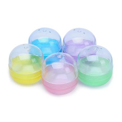 China Toy Vending Machine 45-110mm Toy Capsule For Kid Toys Colorful Round Plastic for sale