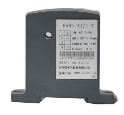 China Acrel BA05-AI AC Current Current Transducer Input AC 0-10A Output DC 4-20mA 0-5V for sale