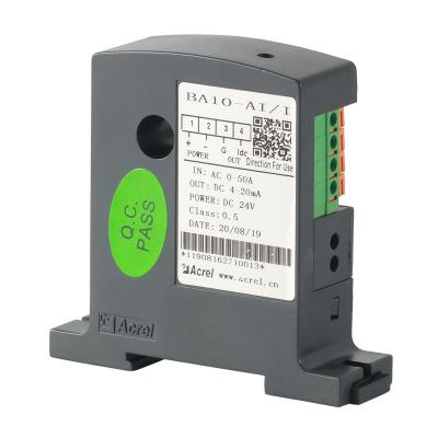 China Acrel AC Current Current Sensor Input AC 0-50A Output DC0-5V/1-5V Current Transducer BA10-AI/V for sale