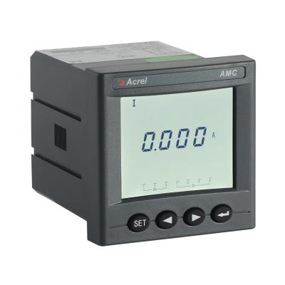 China Digital Current Amp Meter AMC72L-AI LED Display Single Phase Amp Meter 75*75mm for sale