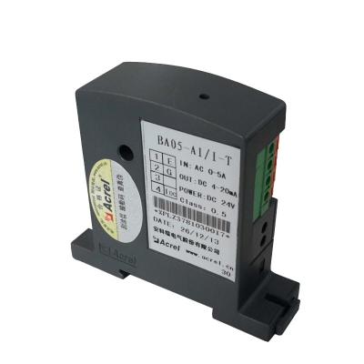 China Transfer AC to DC Analog Output Acrel AC Transducer Current Input: AC 0-10A Output: DC 4-20mA / 0-20mA Diameter: 5mm Class 0.5 CT 0.2 Sensor current BA05-AI/I for sale