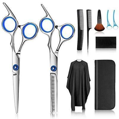 China Barber Shop Set Equipment Hair Cutting Scissor Salon Hair Clip Hair Clip Cap Neck Set Brushes Barber Shop Products Professional for sale