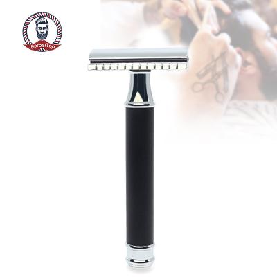 China 2020 hot-selling twin blade men's razor classic manual double sided razor for sale