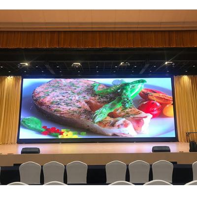 China Indoor Led Display Screen TV Wall P4 Indoor Advertising Led Billboards Billboard With 768x768mm Led Cabinet for sale