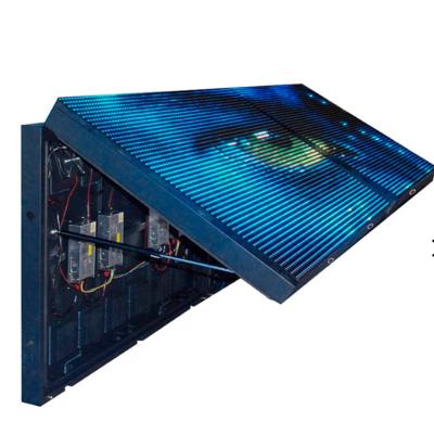 China High Brightness P3 Outdoor Waterproof Hydraulic Flip LED Screen With Single Side Double Side Display for sale