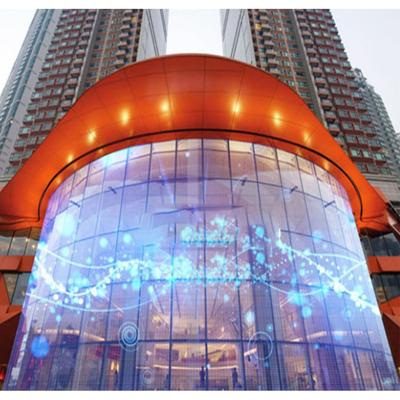 China P20-20 Curtain P20-20 Building Outdoor Waterproof LED Display Curtain Led Display LED Media Facade for sale