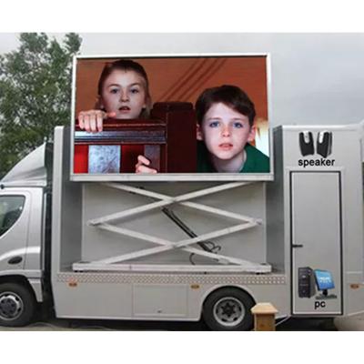 China P8 outdoor waterproof mobile advertising led screen vehicle trailer mounted truck led display mobile billboard for sale