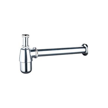 China Factory Direct Sales Reasonable Price Modern Brass Bottle Trap Water Pipe P Pipe Chrome Plating Trap Bottle Sink for sale