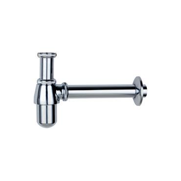 China Modern Brass H65 Chrome Plated Drain Bottle Trap and Basin Water Pipe Fitting for sale