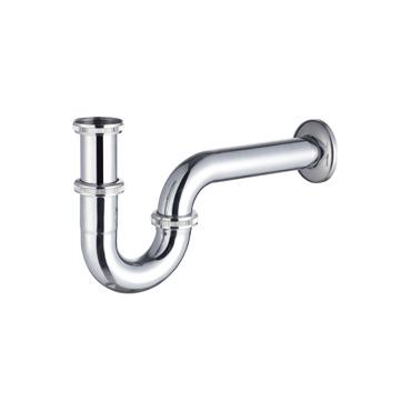 China Modern Stainless Steel P Trap Toilet P-Trap Basin Sink Drain Bathroom Siphon for sale