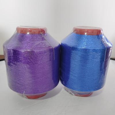 China High Tenacity Popular Factory Price Polyester Metallic thread MH MX Type Lurx  Metallic Yarn 12 MIC 1/110