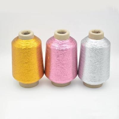 China High Tenacity High quality MX-Type Lurex Metallic Yarn 2*30D polyester /nylon  RAINBOW COLORS for sale