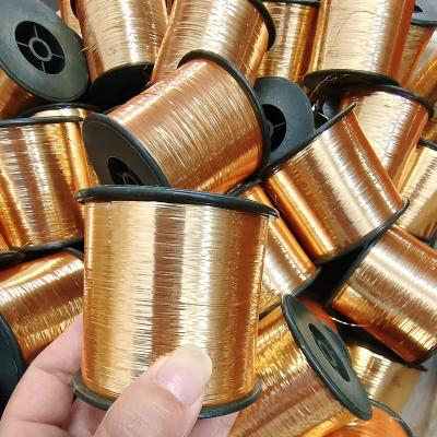 China High Tenacity M TYPE Metallic Yarn KR Gold Silver...China Lurex Yarns High Quality  Flat Metallic Yarn for sale