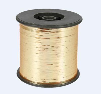 China High Tenacity High quality  M-Type Metallic Yarn KR GOLD China Lurex Yarn manufacturer Metallic Yarn for weaving for sale