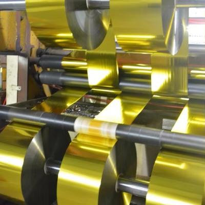 China High Tenacity Metallic FILM FLAT PET Coating film for metallic Lurex Yarn factory price for sale