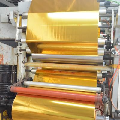 China High Tenacity PET 100% Polyester Metallic FILM Color Coating Metallic Yarn  film manufacturer M Type Metallic Yarn Lurex for sale