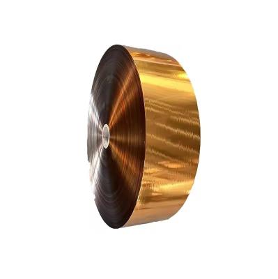 China High Tenacity Metallic Film pan cake package Polyester PET M Type Colorful gold Lurex thread  Film metallic yarn Pakistan hot colors for sale