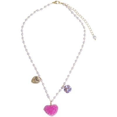 China 2022 Color Sweet Love Candy Temperament Spring/Summer Cute Short Chain Pendant Necklaces for sale