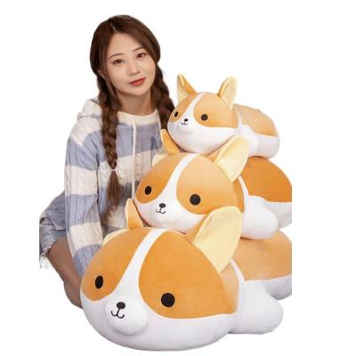 China Hot Sales 3+ages Plush Mascot Hot Sales Hand Pillow Plush Toy Corgi for sale