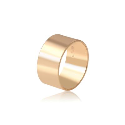 China Fashion Xuping Jewelry 16298 Neutral Couples Gift Ring Elegant 18K, Fashion and Simple Design Full Gold for sale