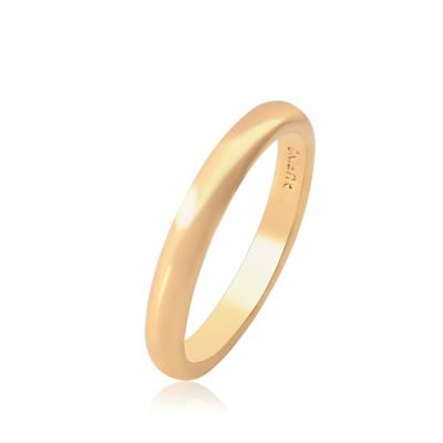 China 13766 Fashion Xuping Jewelry Simple Fashion 18K Gold Soft Couples Can Wear Gift Environmental Friendly Copper Ring for sale