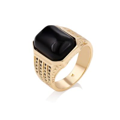 China Fashion 14589 Fashion Jewelry 18k Gold Rings Without Stone Special Designs For Men for sale