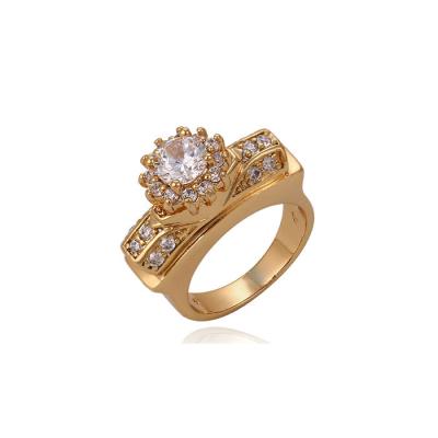 China 13343-Xuping CLASSIC Old Fashion Style Set Gold Ring For Couple for sale