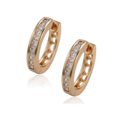 China CLASSIC xuping circle earring 96090 latest fashion gold earring designs in 18k plating china wholesale for sale