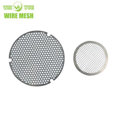 China Corrosion resistance 20 30 40 50 60 70 80 100 mesh wire cloth pool pipeless disc for hepa filter filter 0.3 micron disc for sale