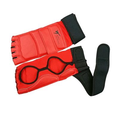 China Easy To Clean OEM WTF TKD Red Blue White Black Gold Foot Gloves Protectors China Factory Taekwondo for sale