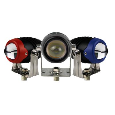 China Fog Light 20W Mini LED Dual Color Spot Light Driving Light For Light For Bike Motorcycle for sale