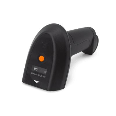 China High Quality PC+ABS 2D New Cheaper Wireless Barcode Scanner with Voice Emission and LCD Display for sale