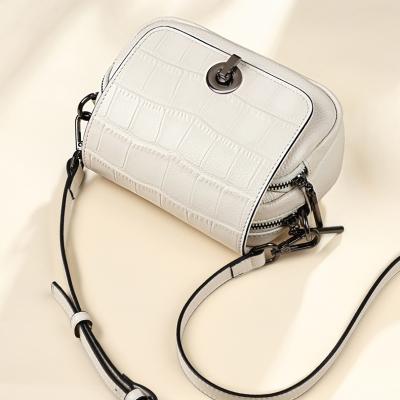 China Lady Ladies Women Stylish Genuine Leather Cross - Body Over Shoulder Bags Purses and Handbags for sale